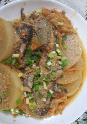 さんまの韓国煮-レシピのメイン写真