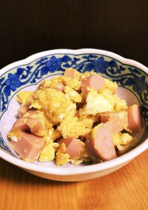 ソーセージと卵のマヨネーズ炒め-レシピのメイン写真