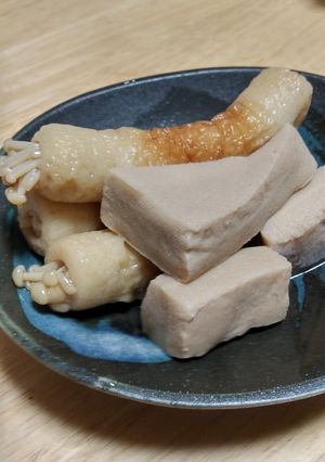 ちくわ棒の煮物~えのき入り~-レシピのメイン写真