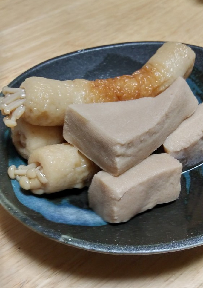 ちくわ棒の煮物～えのき入り～-レシピのメイン写真