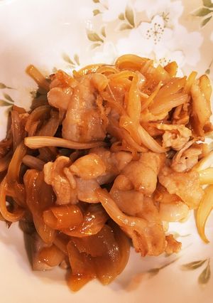 玉ねぎと豚肉の生姜焼き-レシピのメイン写真