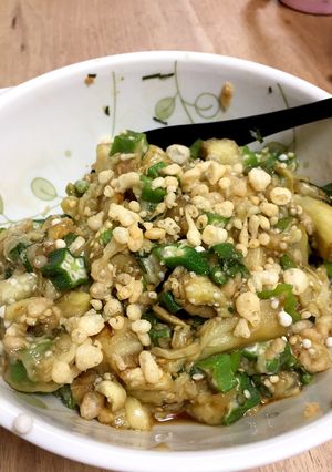 茄子!オクラのさっぱり和え-レシピのメイン写真