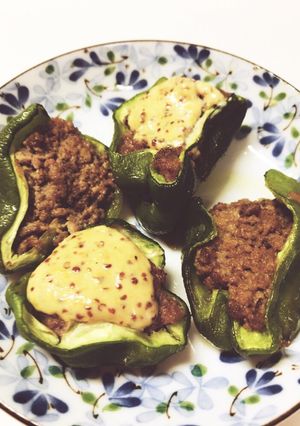 癖になるピーマンの肉詰め-レシピのメイン写真