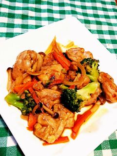 鶏肉と野菜のガリバタ醤油炒め-レシピのメイン写真