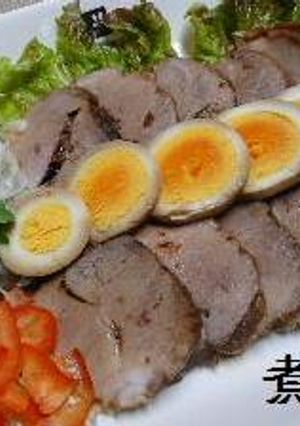圧力鍋で簡単やわらかジューシー煮豚＆煮卵-レシピのメイン写真