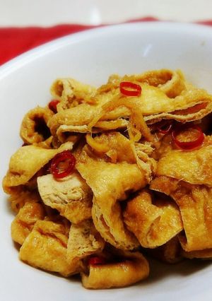 【簡単節約お弁当常備菜】油揚げの甘旨煮♡-レシピのメイン写真