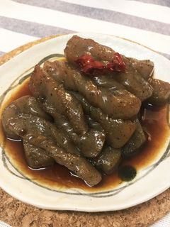 【超簡単】ちょいピリ♪こんにゃくの甘辛煮-レシピのメイン写真
