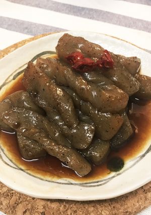 【超簡単】ちょいピリ♪こんにゃくの甘辛煮-レシピのメイン写真