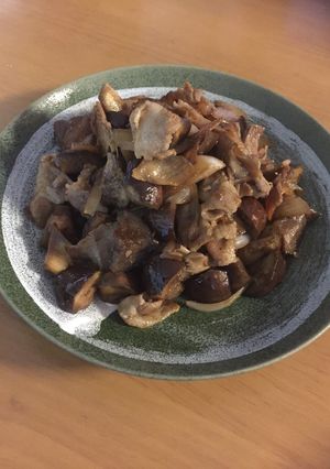 メープルシロップで♪なすの豚バラ炒め-レシピのメイン写真