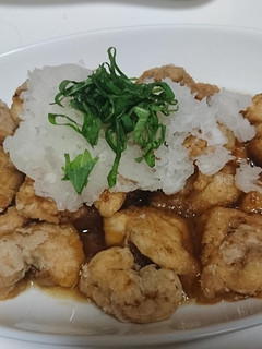 簡単!衣サクトロ鶏肉入りあげだし豆腐-レシピのメイン写真