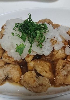 簡単！衣サクトロ鶏肉入りあげだし豆腐-レシピのメイン写真