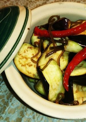【男飯】茄子の岩塩漬け【大辛】-レシピのメイン写真