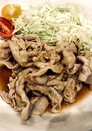 簡単★豚肉の黒酢玉ねぎソース炒め-レシピのメイン写真