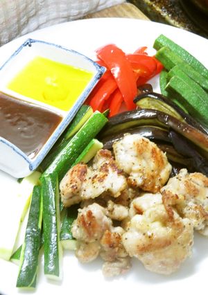 鶏肉と夏野菜のソテー☆中華風甘酢ソース-レシピのメイン写真
