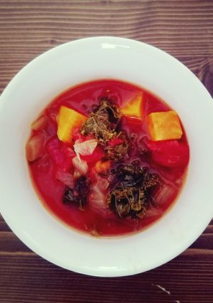 薩摩芋ミネストローネ-レシピのメイン写真