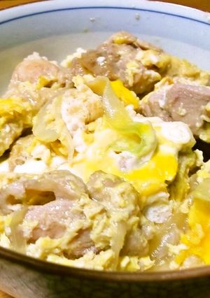 焼き鳥親子丼-レシピのメイン写真