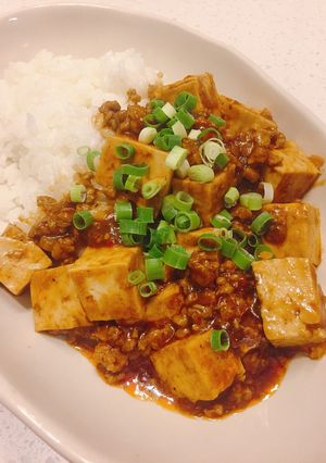 麻婆豆腐 辛さの決め手は豆板醤&黒胡椒-レシピのメイン写真