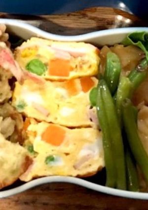 ミックスベジタブルの卵焼き-レシピのメイン写真