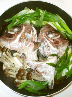 基本の鯛のかぶと蒸し♪簡単鯛のアラ-レシピのメイン写真