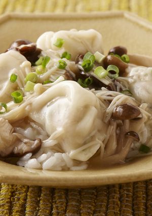 秋のあんかけ餃子丼-レシピのメイン写真