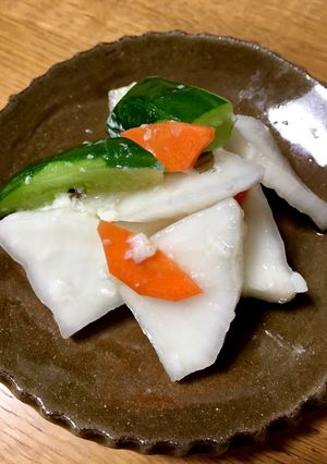 即席べったら漬け 甘酒リメイク-レシピのメイン写真
