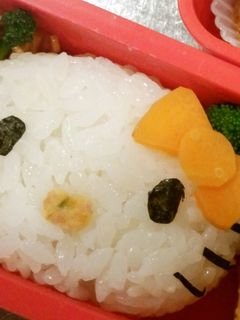 キャラ弁:キティちゃん-レシピのメイン写真