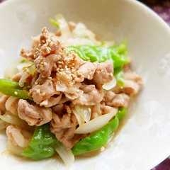 รูปของ 豚肉のメープル梅風味炒め