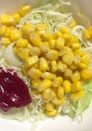 赤のビーツで混ぜるだけマヨサラダ-レシピのメイン写真