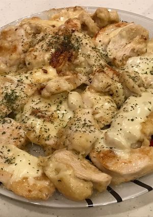 ジューシー鶏むね肉の、マヨ味噌チーズ焼き-レシピのメイン写真