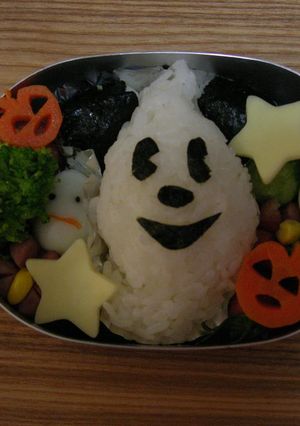 キャラ弁★ミッキーおにぎり★ハロウィン-レシピのメイン写真