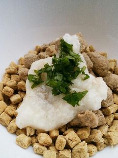 犬ご飯 骨ごとマグロのとろろかけ-レシピのメイン写真