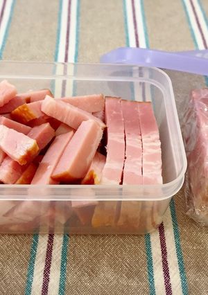 そのまま使えるベーコン保存法-レシピのメイン写真