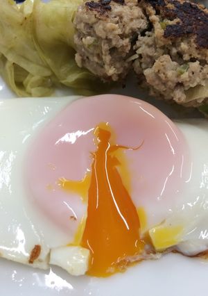 ＩＨで半熟とろーの目玉焼き　火加減　-レシピのメイン写真