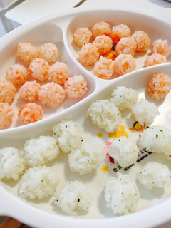 離乳食手掴みご飯 簡単一口おにぎり♡-レシピのメイン写真