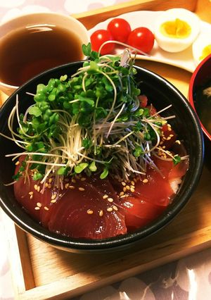 鮪の白だし漬け丼-レシピのメイン写真