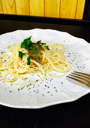 冷製パスタ〜キウィ・チリソース♪-レシピのメイン写真