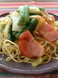 ねぎベーコンの塩焼きそば-レシピのメイン写真