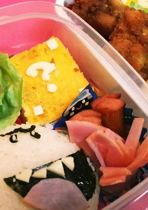 キャラ弁。マリオのおばけ。テレサ。-レシピのメイン写真