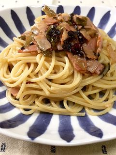 油炒め使用♪簡単和風パスタ!-レシピのメイン写真