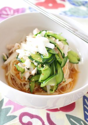 梨たっぷり♪ビビンそうめん-レシピのメイン写真