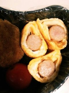 ウインナーの玉子焼き!-レシピのメイン写真