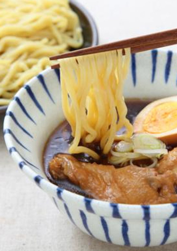 鶏のさっぱり煮リメイク！さっぱりつけそば-レシピのメイン写真