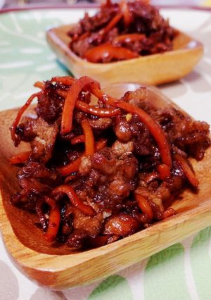 食べるラー油で簡単♪きんぴら風炒め-レシピのメイン写真
