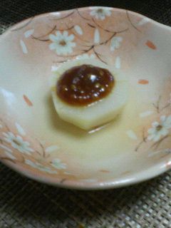 レンジでできる味噌**ふろふき大根-レシピのメイン写真
