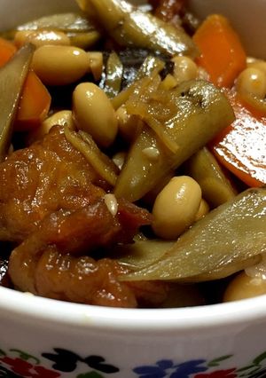 ごぼうと人参の煮物-レシピのメイン写真