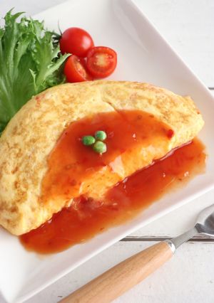 あんかけチーズ入りオムレツ-レシピのメイン写真