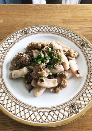 生姜と胡麻が香る！！イカチャーハン-レシピのメイン写真