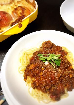 手間かけない簡単こっくりミートソース-レシピのメイン写真