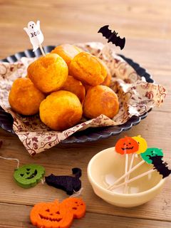 野菜ジュースで☆かぼちゃのひと口ドーナツ-レシピのメイン写真