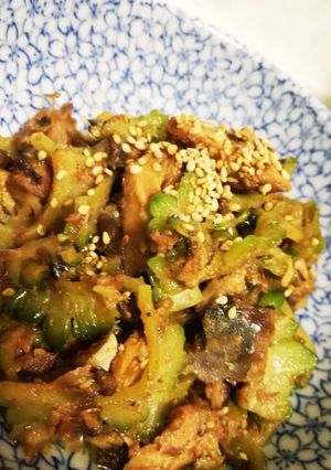 もう一品!ゴーヤとサバ缶の炒め物♪-レシピのメイン写真